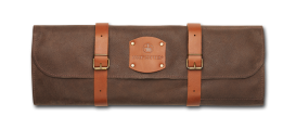 Ledermessertasche Schoko für 5 Teile 