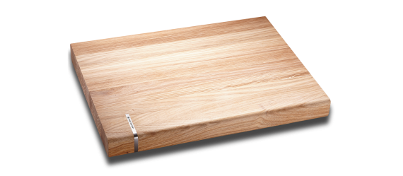 Schneidbrett, Eiche massiv 40x30x4cm 